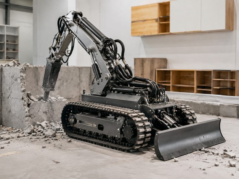 沧州破拆机器人专用履带底盘